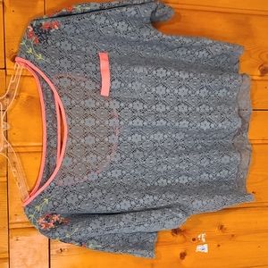 Free People see thru tunic